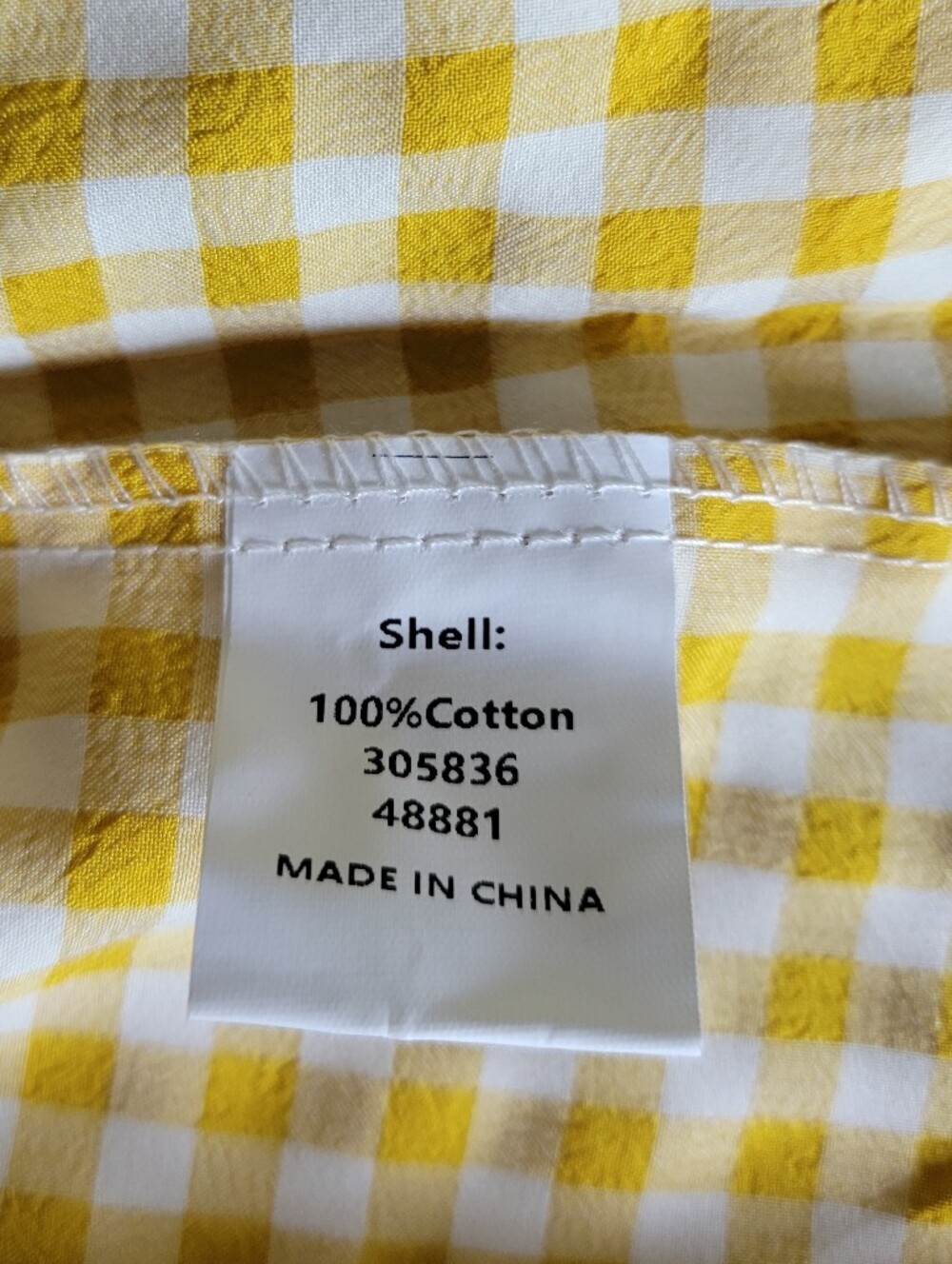 *SALE 2/$20* Womens Yellow Gingham Tiered Mini Dress 100% Cotton Size S - Picture 13 of 14